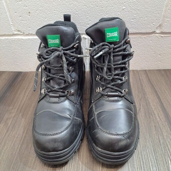 Cougar 'Zergon' Lace Up Work Boots in Black Men's Combat Boots Size 11 M - Picture 3 of 9